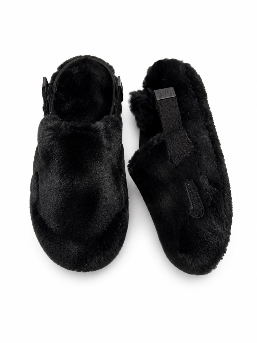 Nike Calm Fuzzy Faux Fur Women's Mule Size 8